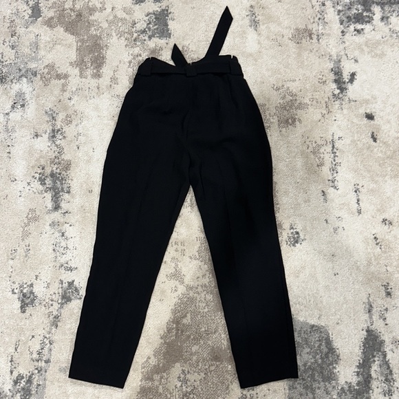 Black Paper Bag Waist Pants Lulus (S) - Picture 5 of 7